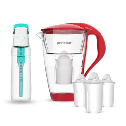 Glas-Wasserfilter - Starter-Paket inkl. SOLID Filterflasche