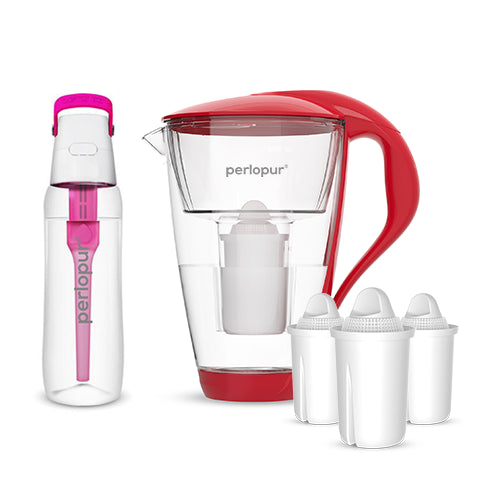 Glas-Wasserfilter - Starter-Paket inkl. SOLID Filterflasche