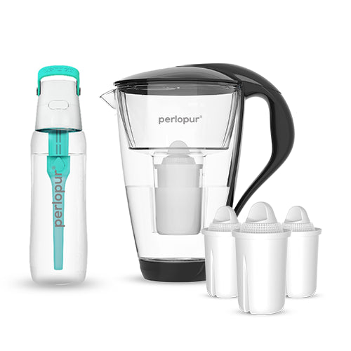 Glas-Wasserfilter - Starter-Paket inkl. SOLID Filterflasche