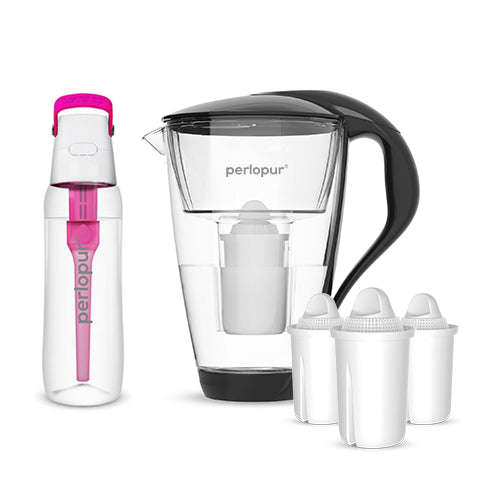 Glas-Wasserfilter - Starter-Paket inkl. SOLID Filterflasche