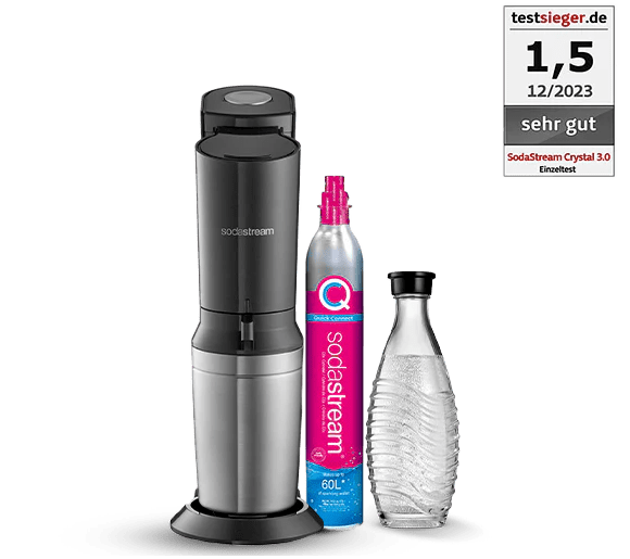 Sodastream Crystal 3.0 Wassersprudler titan - PearlCo.de