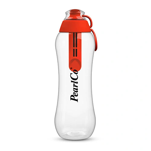 *SALE* Trinkflasche SOFT mit integriertem Filter rot/0,5 Liter