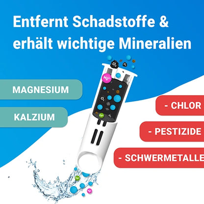 Trinkflasche SOLID mit Filter 0,7 Liter anthrazit