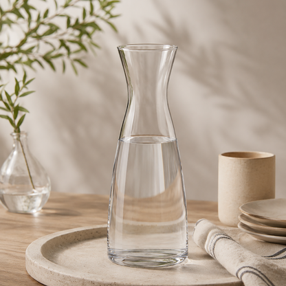 Glaskaraffe 0,8l oder 1,3l Wasserkaraffe Glas
