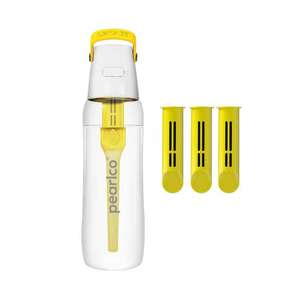 Trinkflasche SOLID mit Filter 0,7l Starterpack - PearlCo.de