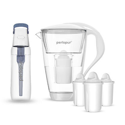 Glas-Wasserfilter - Starter-Paket inkl. SOLID Filterflasche
