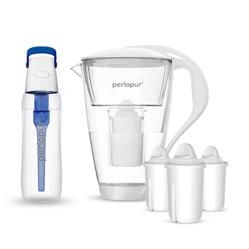 Glas-Wasserfilter - Starter-Paket inkl. SOLID Filterflasche