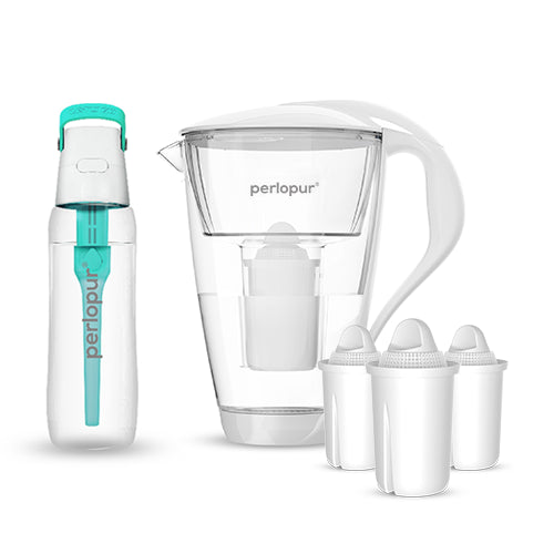 Glas-Wasserfilter - Starter-Paket inkl. SOLID Filterflasche