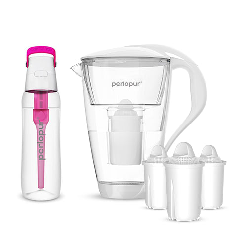 Glas-Wasserfilter - Starter-Paket inkl. SOLID Filterflasche