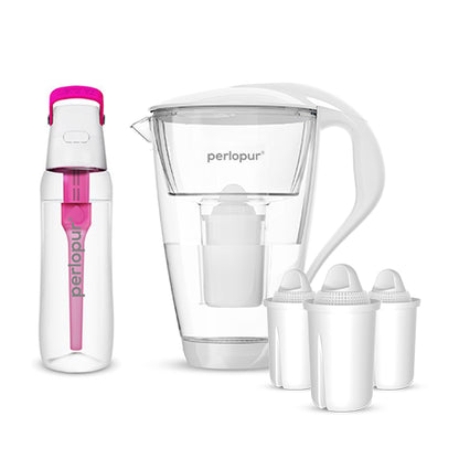 Glas-Wasserfilter - Starter-Paket inkl. SOLID Filterflasche